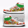 Bowser High-Top Sneakers Custom Super Mario Custom Shoes