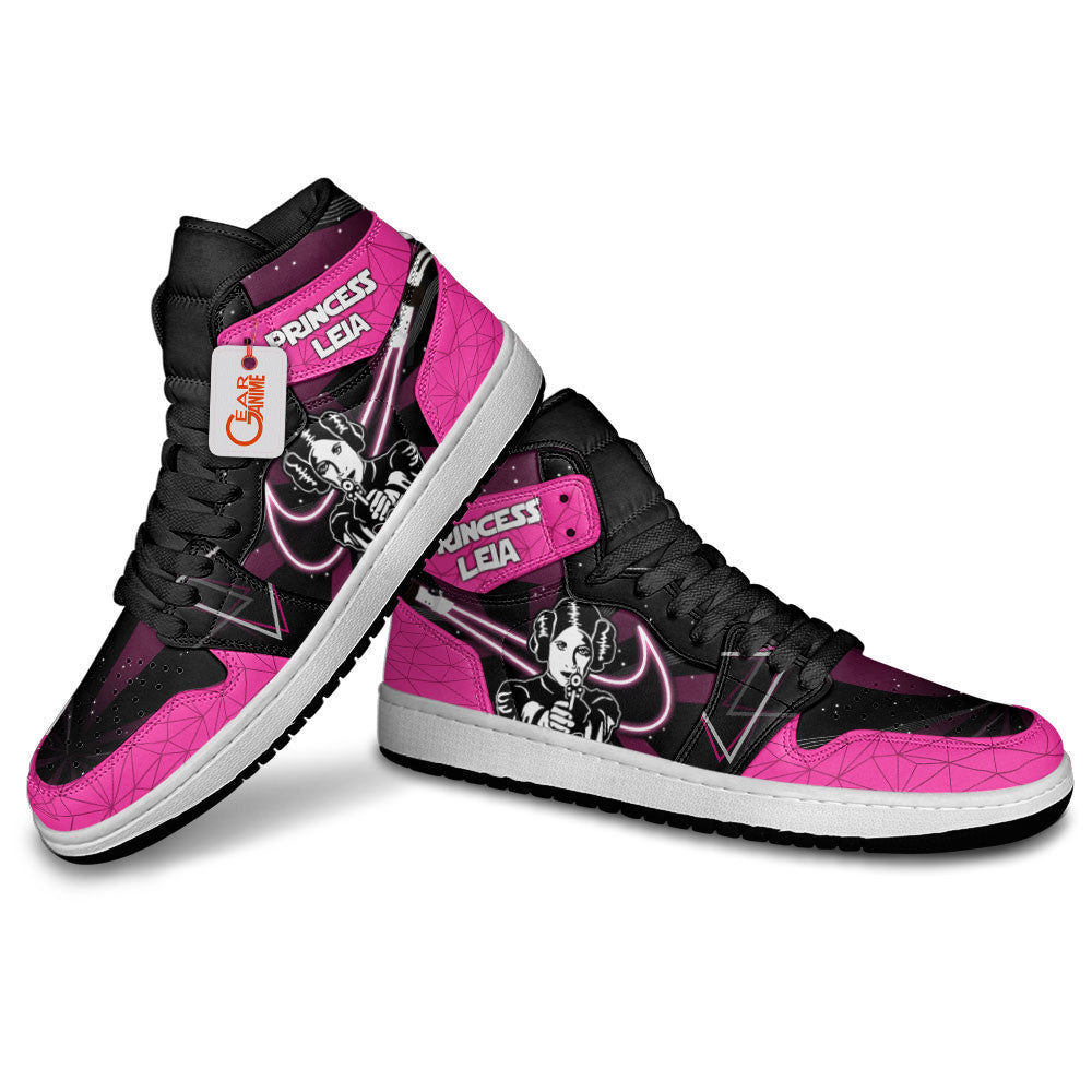 Princess Leia Custom Movie High-Top Sneakers