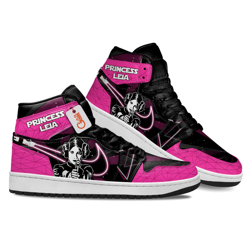 Princess Leia Custom Movie High-Top Sneakers