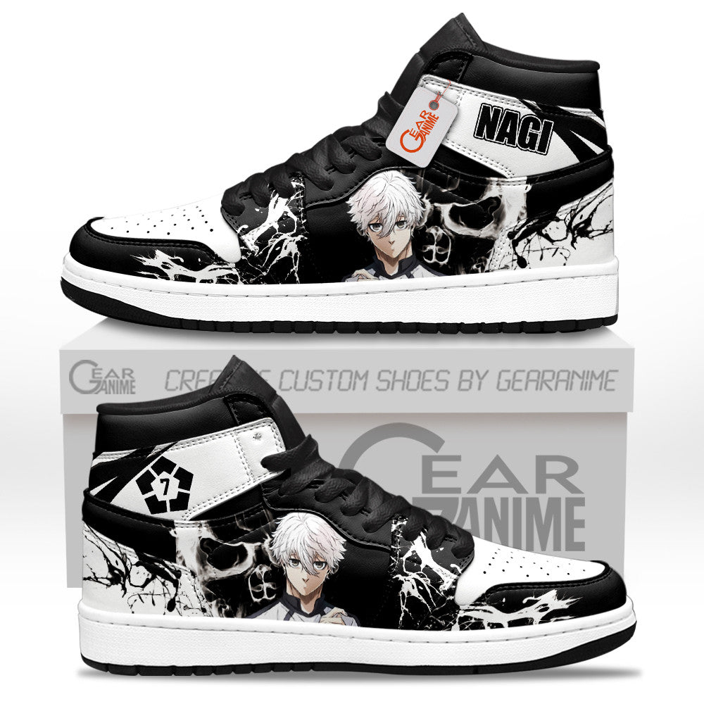 Seishiro Nagi Custom High-Top Sneakers The Lazy Genius