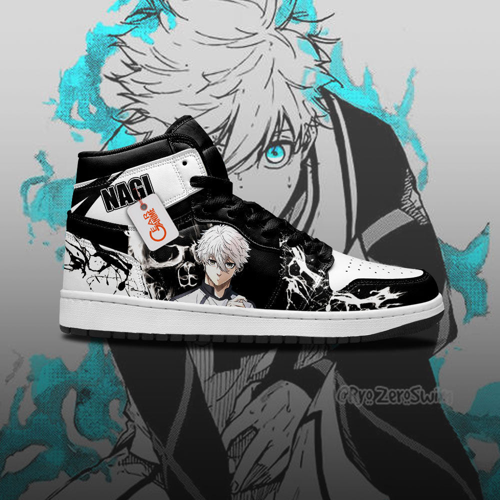 Seishiro Nagi Custom High-Top Sneakers The Lazy Genius