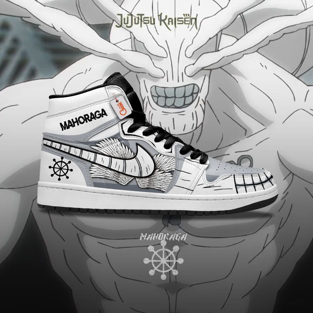 Mahoraga Personalized Custom High-Top Sneakers Eight-Handled Sword Divergent Sila Divine General