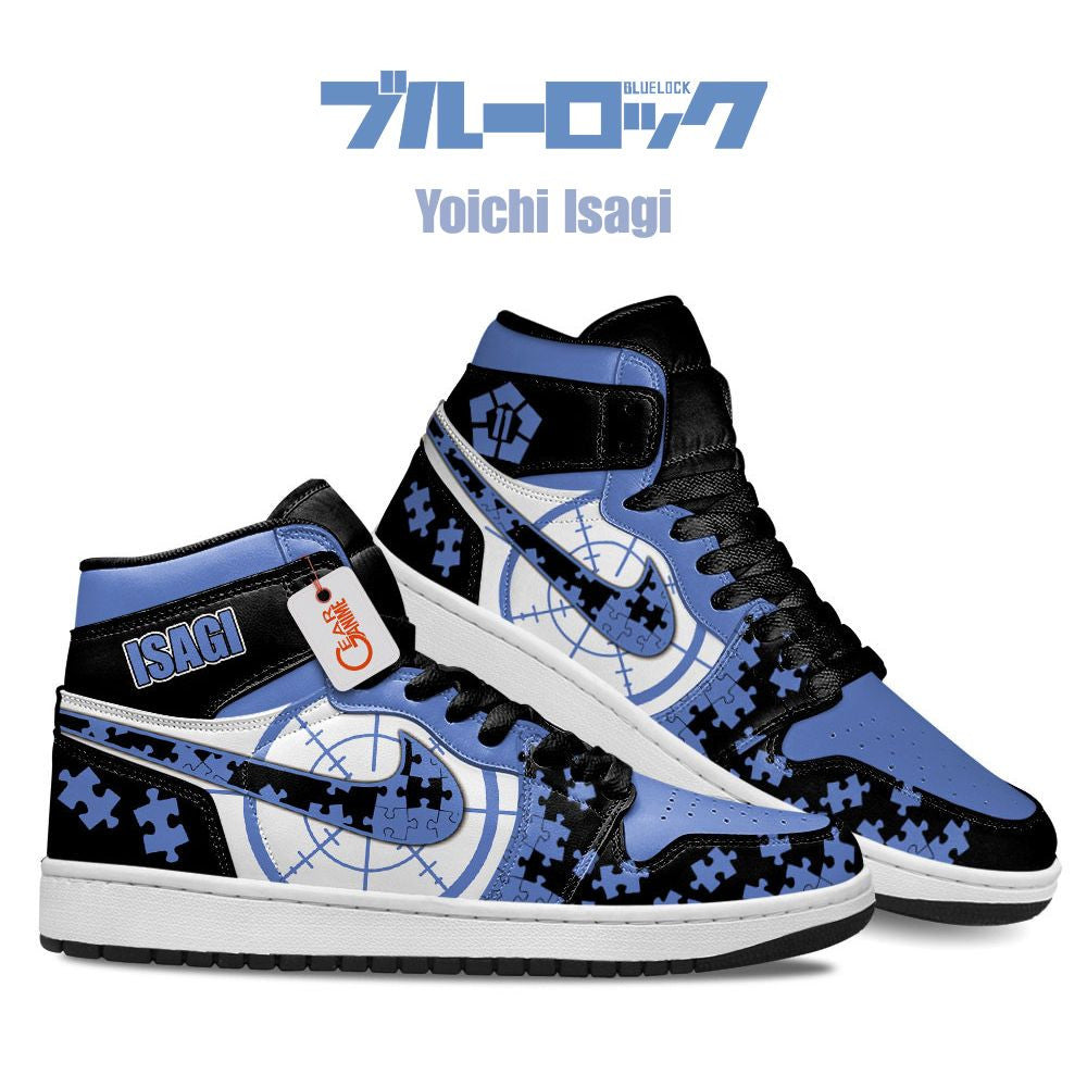 Yoichi Isagi High-Top Sneakers Direct Shot Custom Name
