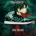 Rin Itoshi High-Top Sneakers Flow State Custom Name