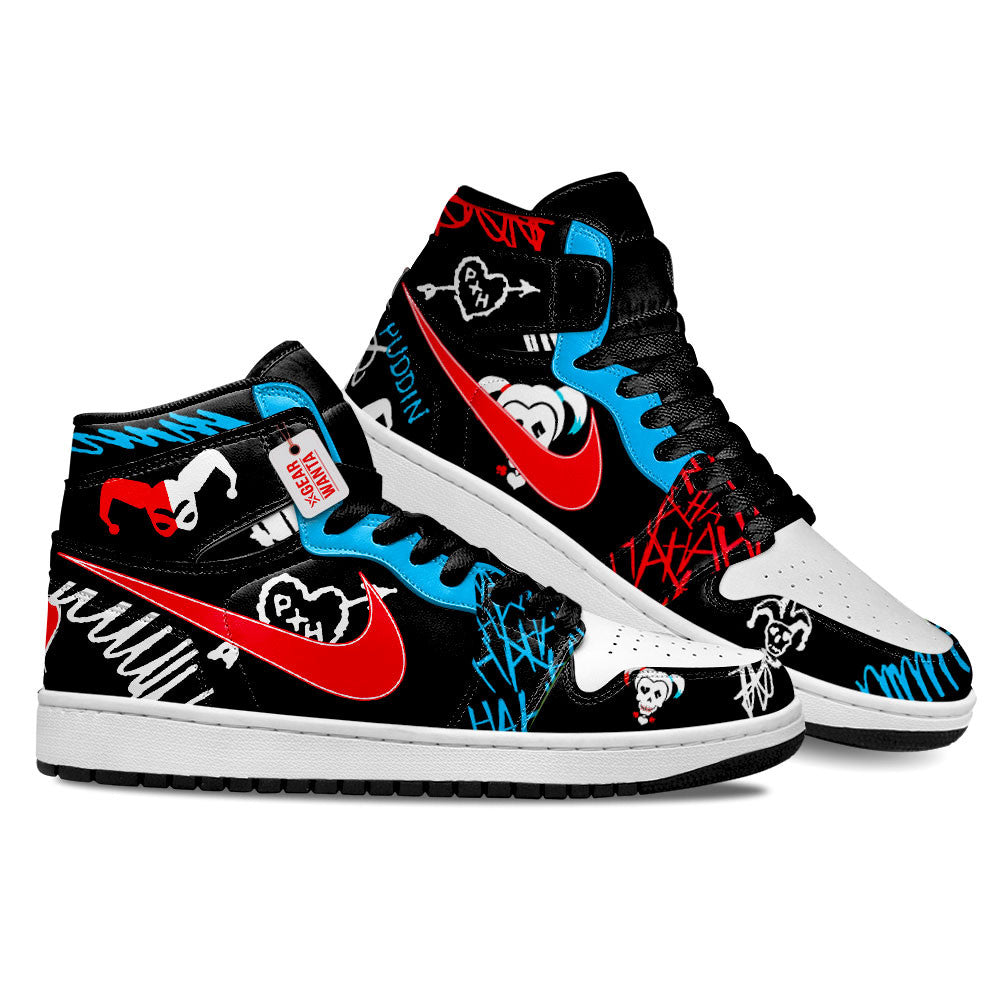Harley Q Custom Custom Movie High-Top Sneakers