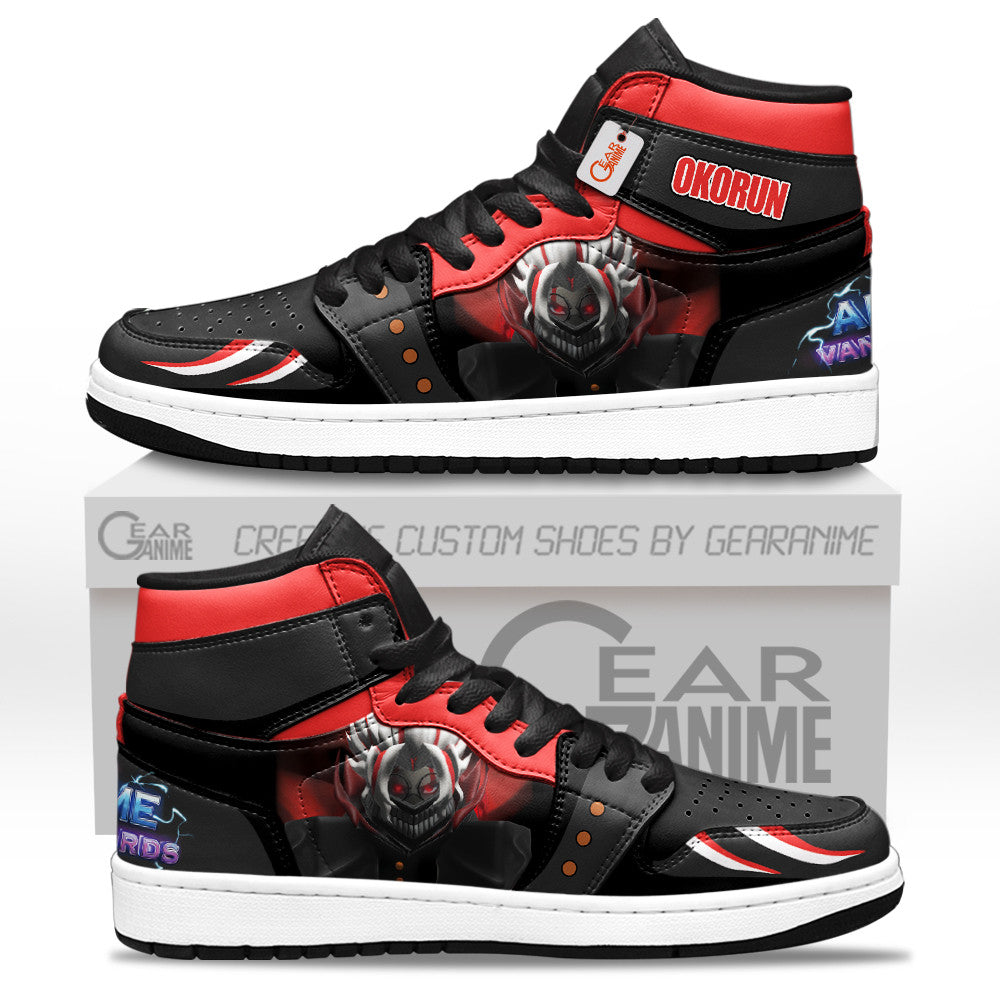 Okorun High-Top Sneakers Custom Games Collection Personalized