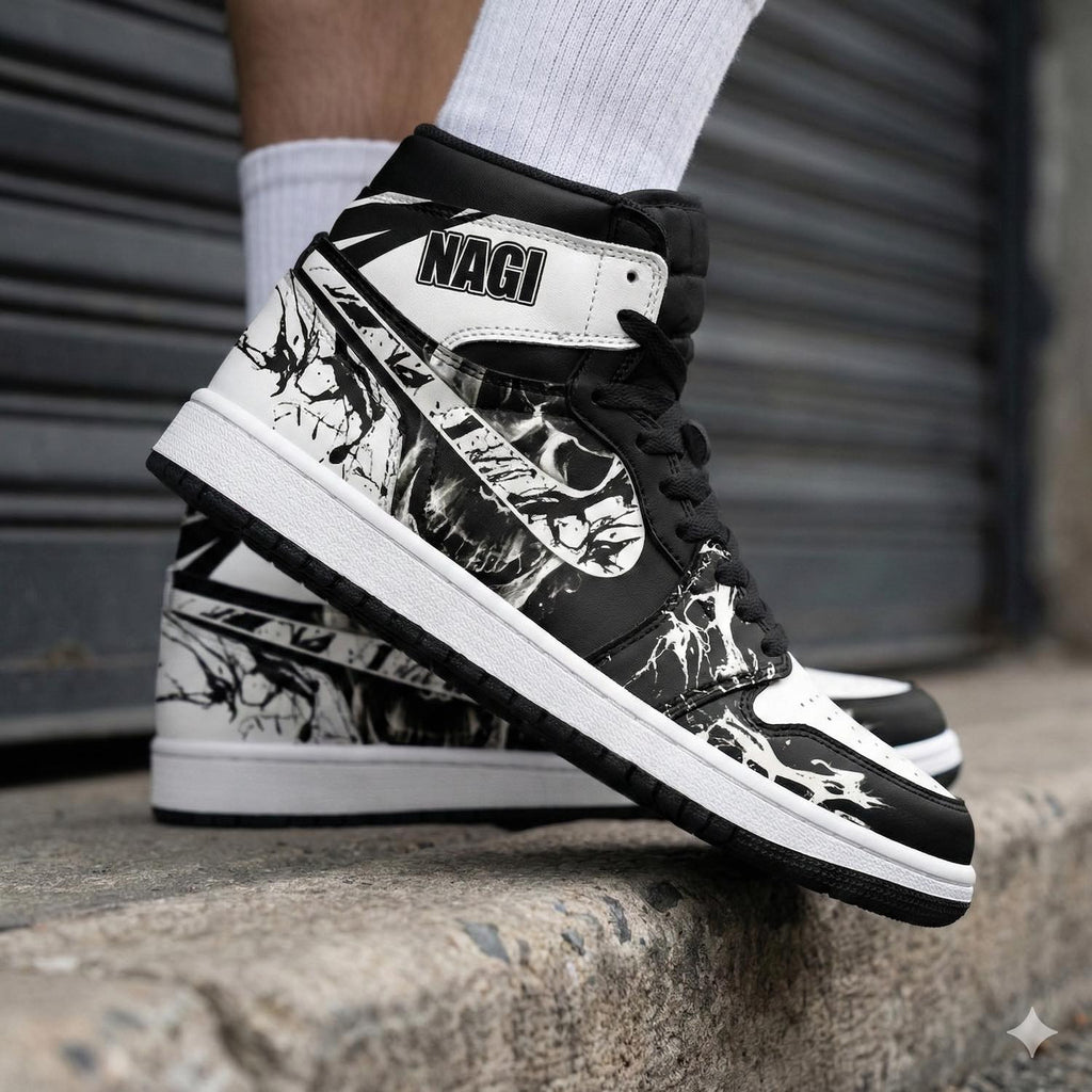 Seishiro Nagi Blue Lock Personalized High-Top Sneakers