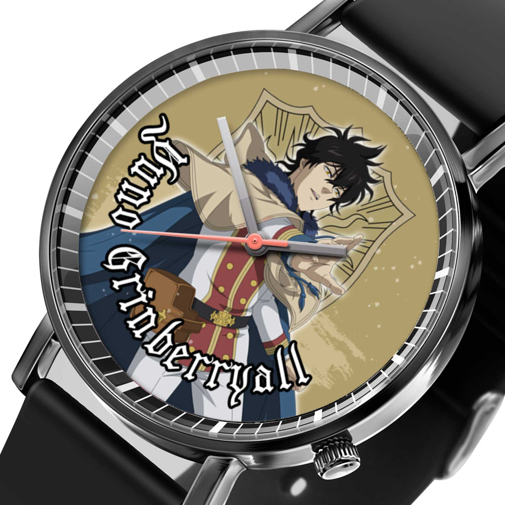 Yuno Grinberryall Leather Band Wrist Watch