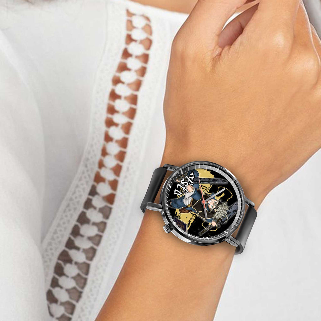 Asta Leather Band Wrist Watch
