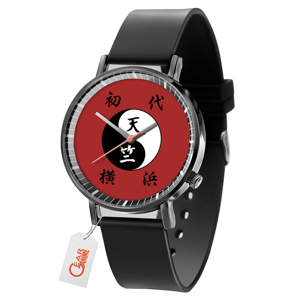 Tenjiku Leather Band Wrist Watch