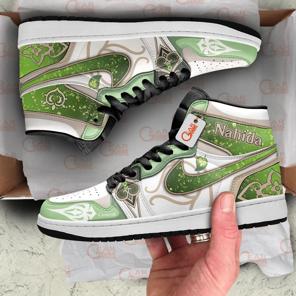 Nahida High-Top Sneakers Custom Genshin Impact Shoes