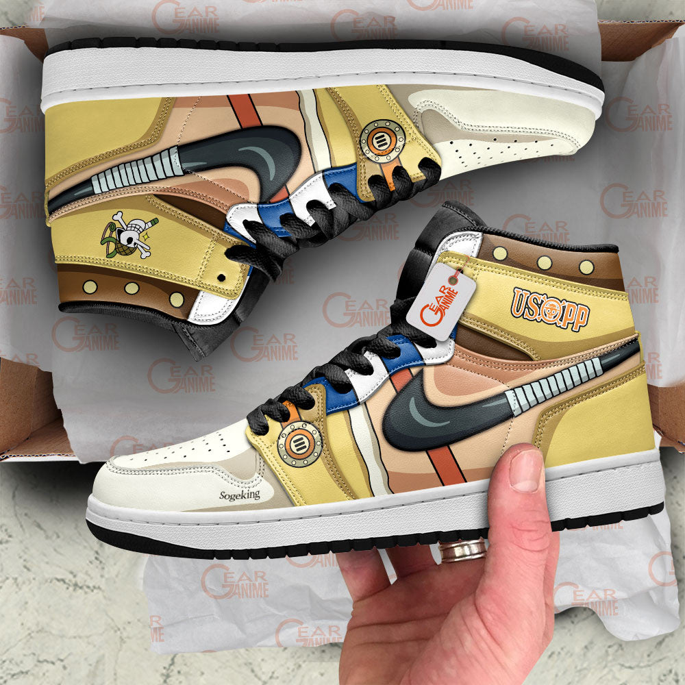 Sniper King God Usopp Custom High-Top Sneakers - Personalized Name