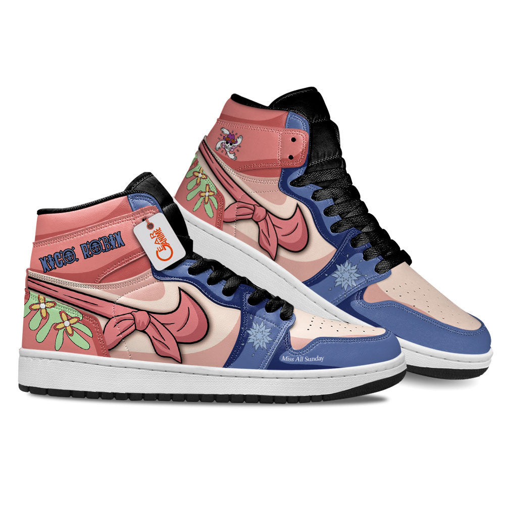 Nico Robin Custom High-Top Sneakers - Personalized Name