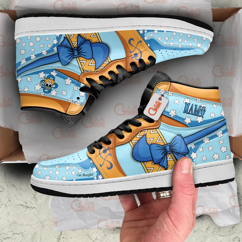Nami Custom High-Top Sneakers - Personalized Name