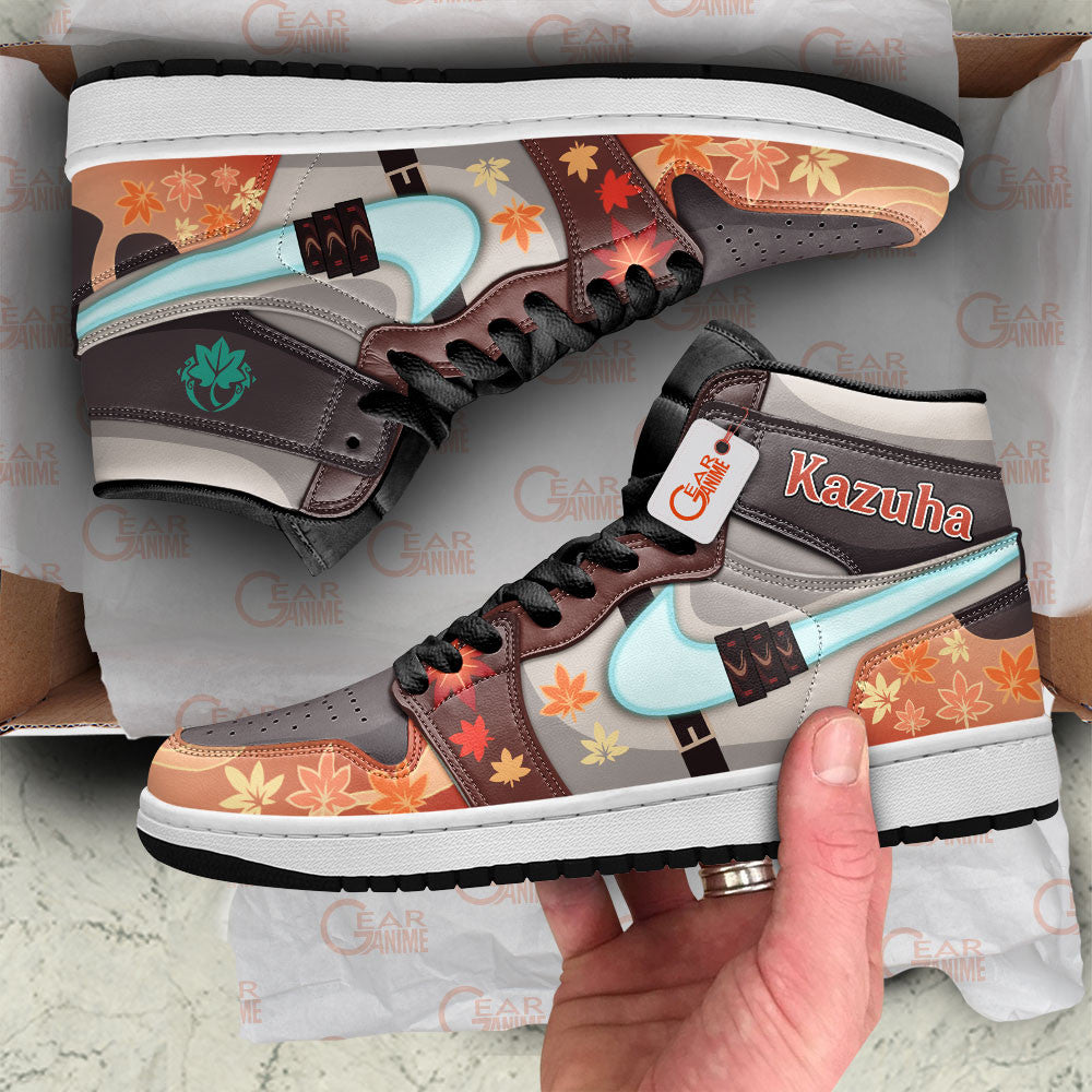 Kaedehara Kazuha Personalized High-Top Sneakers Custom Genshin Impact Shoes