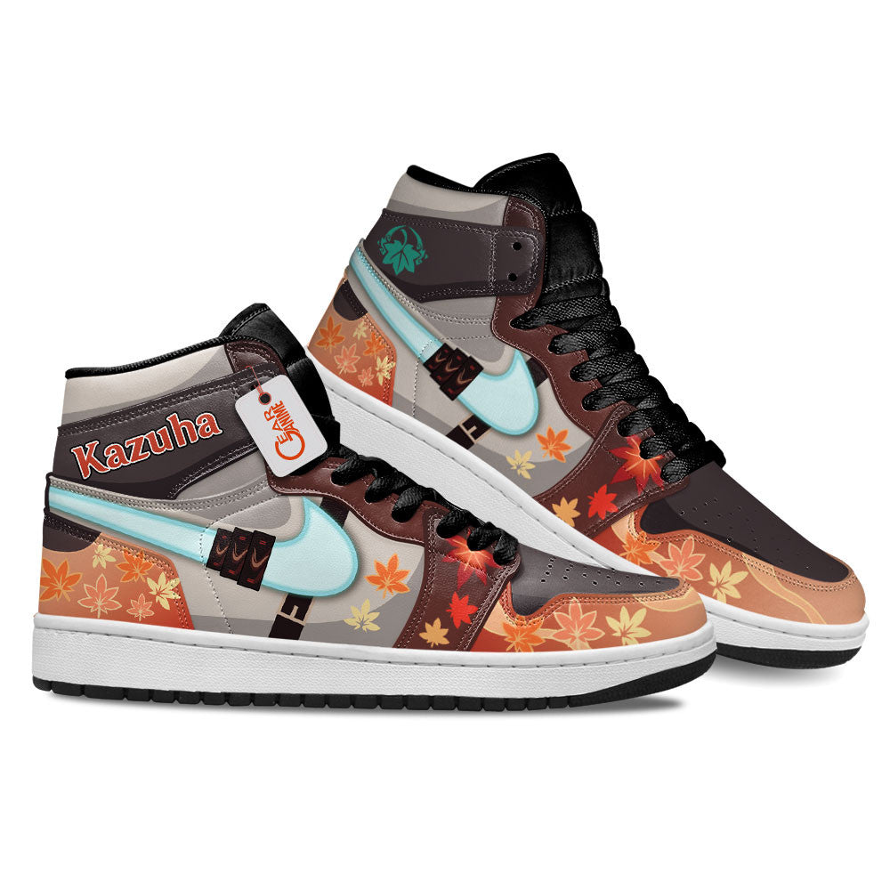 Kaedehara Kazuha Personalized High-Top Sneakers Custom Genshin Impact Shoes