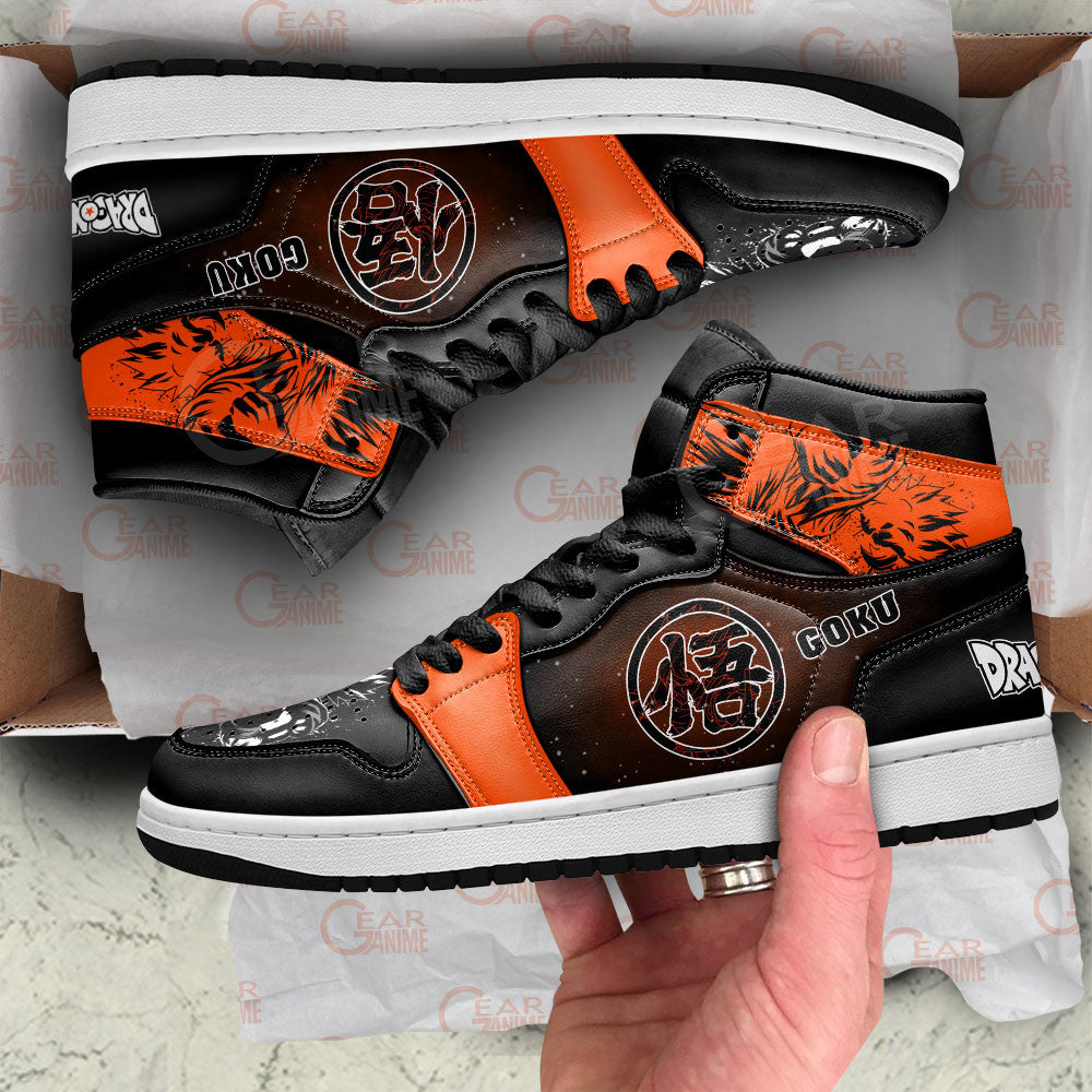 Goku Kanji Custom High-Top Sneakers