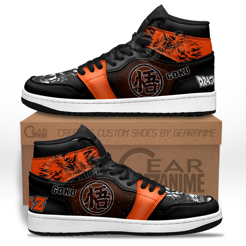 Goku Kanji Custom High-Top Sneakers