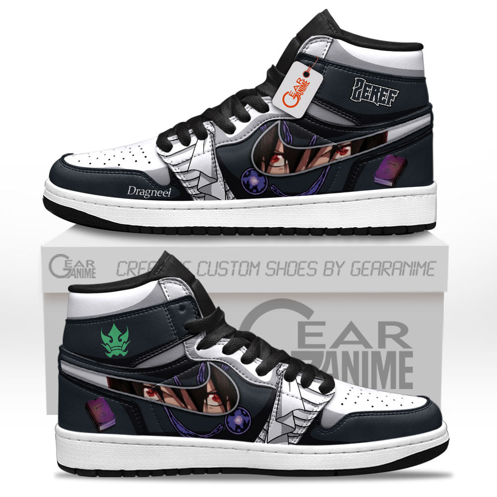 Zeref Dragneel Custom High-Top Sneakers - Personalized Name