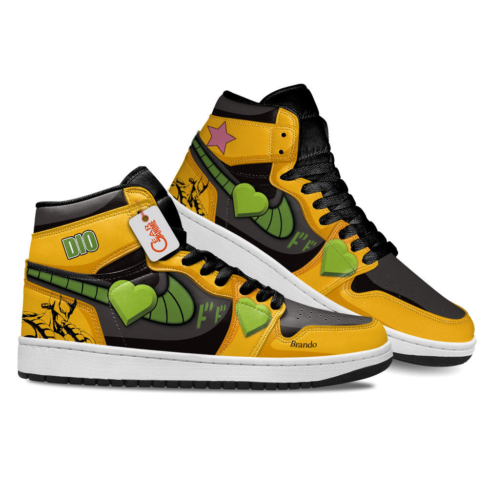 Dio Brando Personalized High-Top Sneakers The World Stand