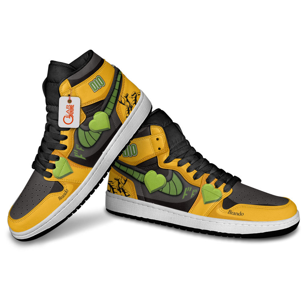 Dio Brando Personalized High-Top Sneakers The World Stand
