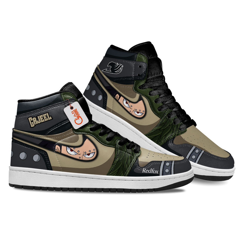 Gajeel Redfox Custom High-Top Sneakers - Personalized Name