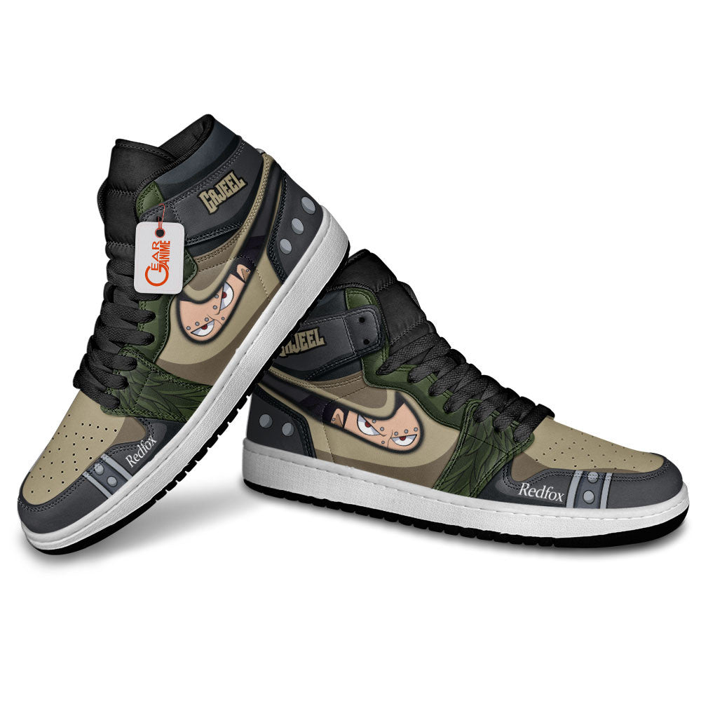 Gajeel Redfox Custom High-Top Sneakers - Personalized Name