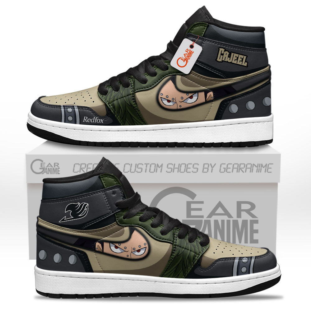 Gajeel Redfox Custom High-Top Sneakers - Personalized Name