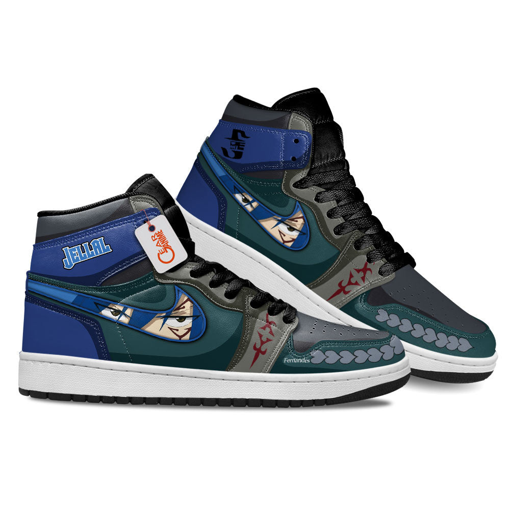Jellal Fernandes Custom High-Top Sneakers - Personalized Name