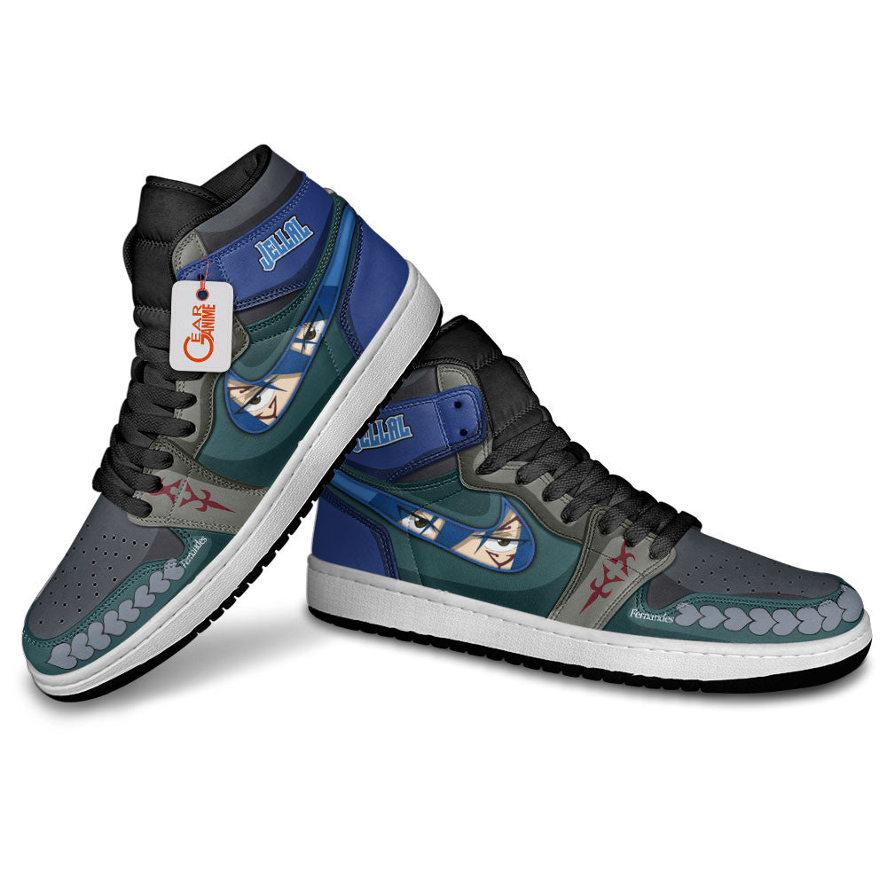 Jellal Fernandes Custom High-Top Sneakers - Personalized Name