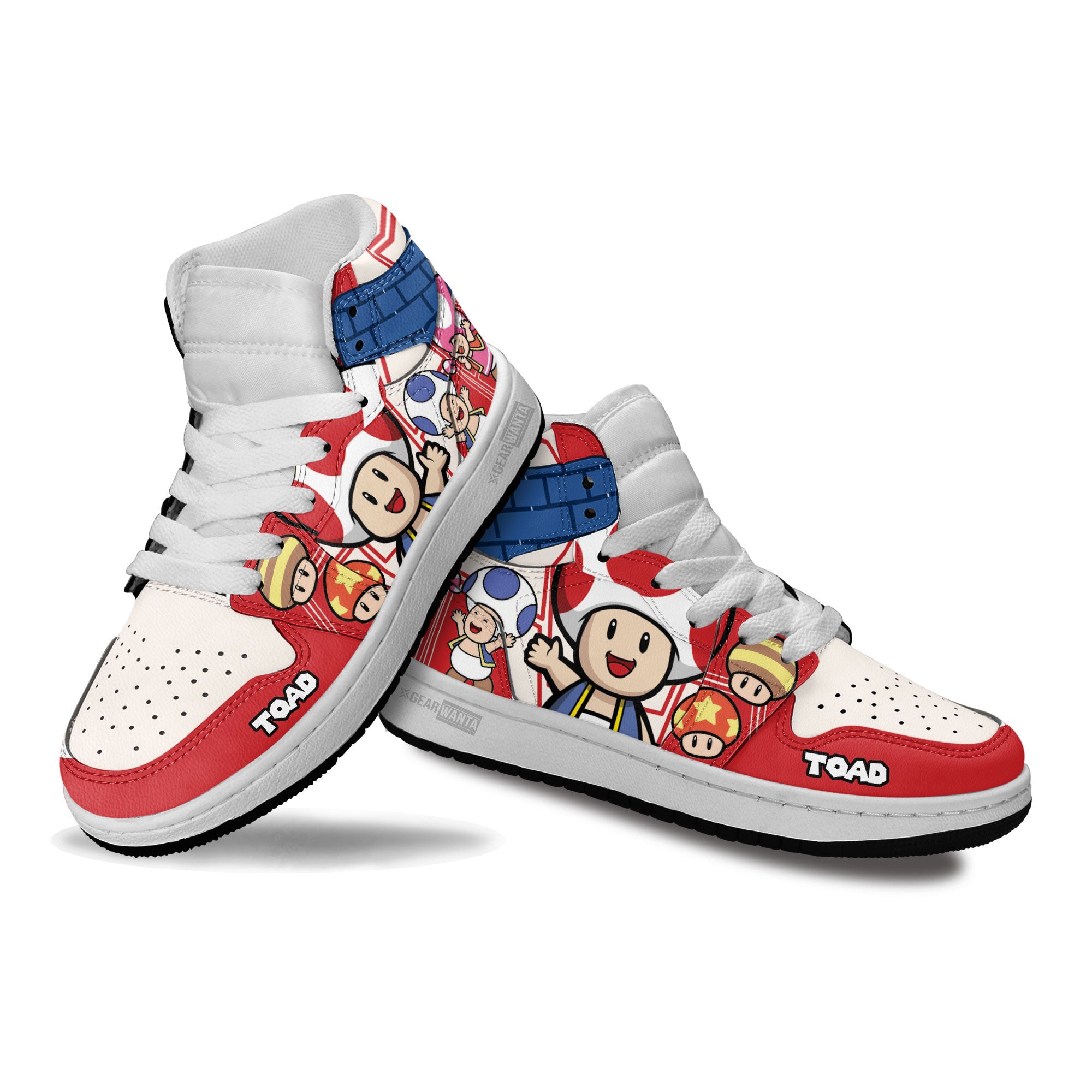 Toad Kids High-Top Sneakers Custom Custom