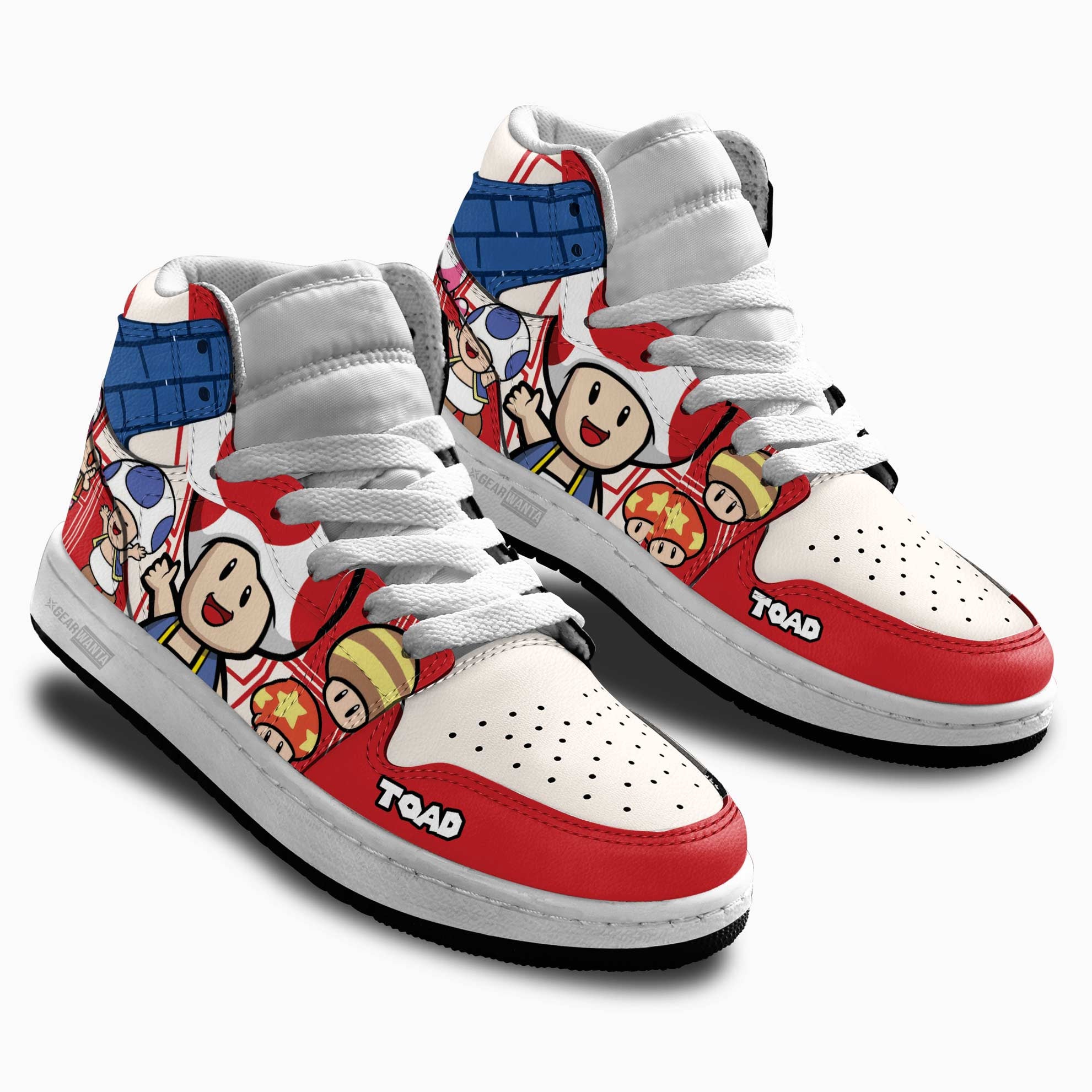 Toad Kids High-Top Sneakers Custom Custom