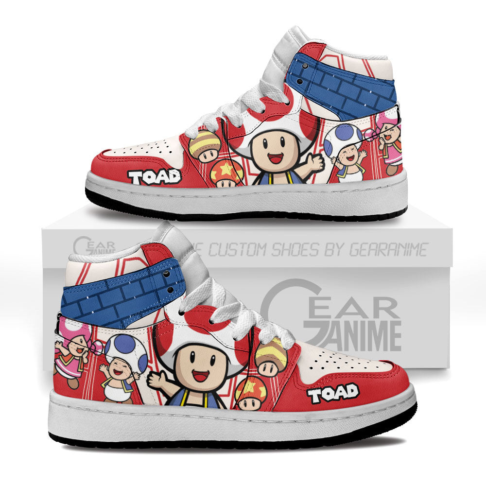 Toad Kids High-Top Sneakers Custom Custom