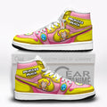 Princess Peach High-Top Sneakers Custom