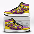 Wario High-Top Sneakers Custom Super Mario