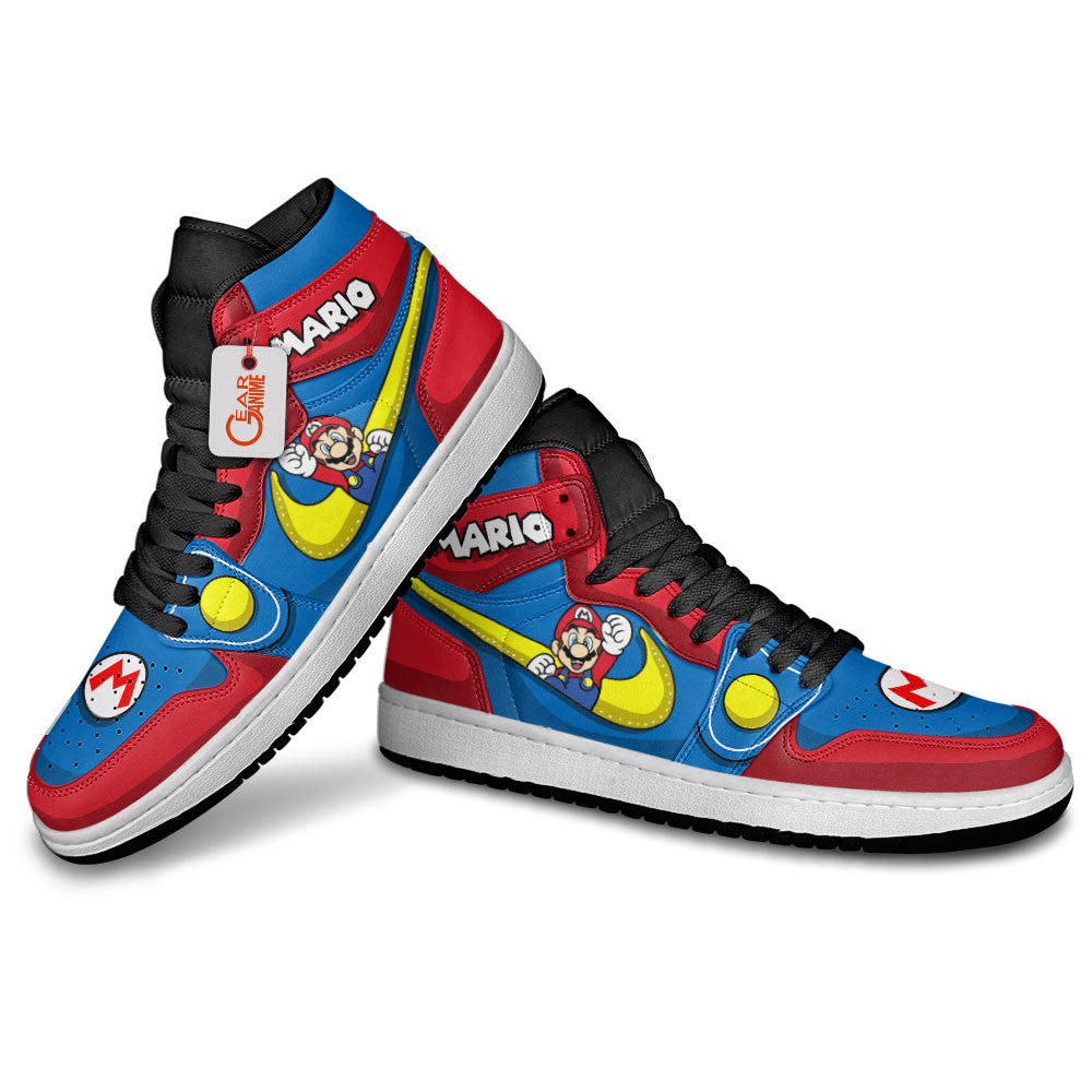 Super Mario Power-Ups High-Top Sneakers Custom Custom Name