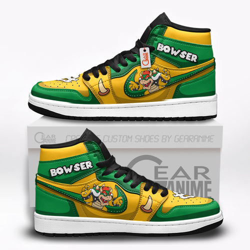 Bowser High-Top Sneakers Custom Super Mario