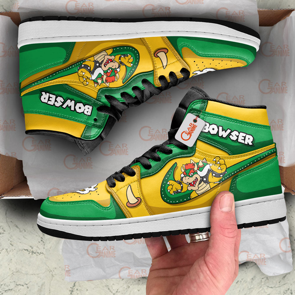 Bowser High-Top Sneakers Custom Super Mario