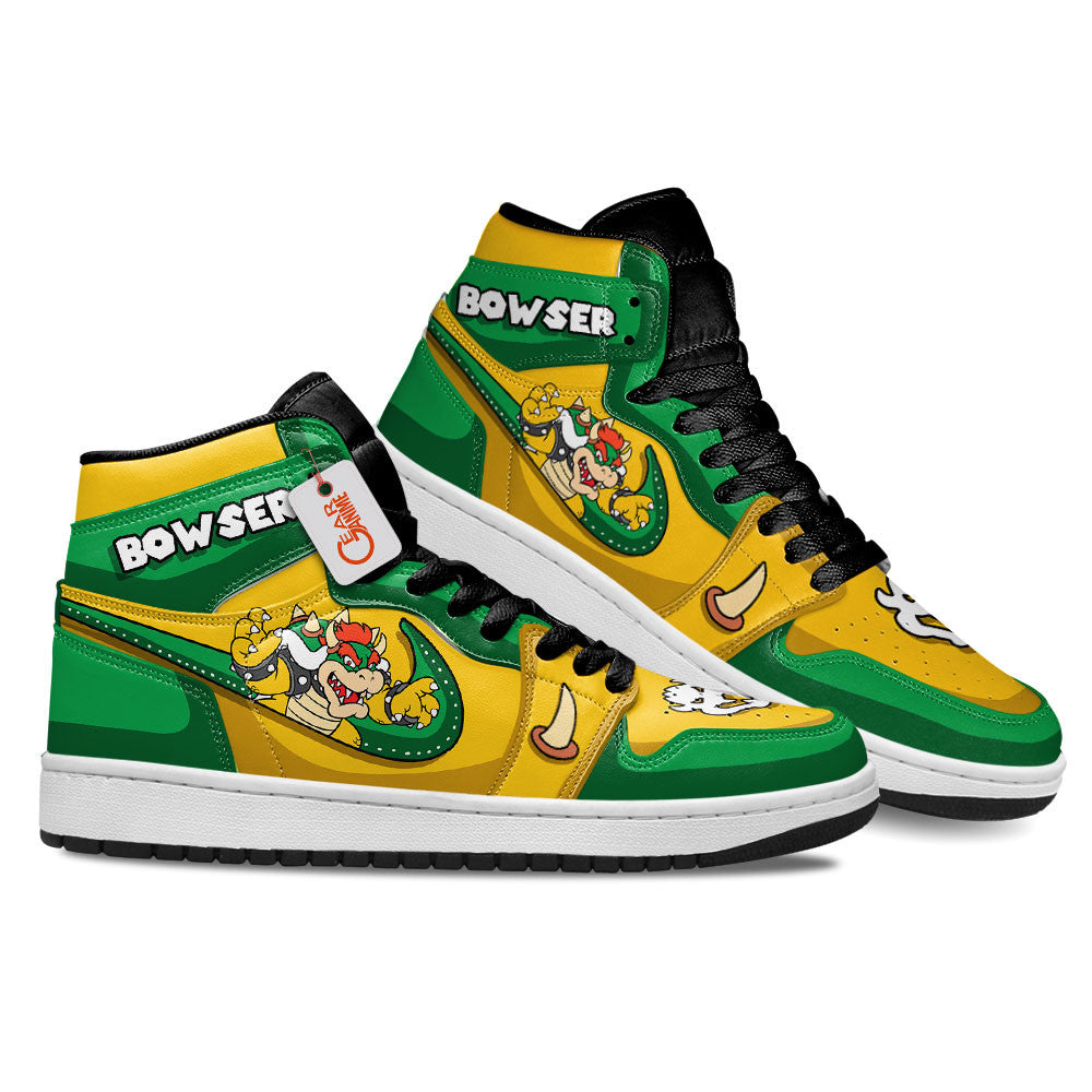 Bowser High-Top Sneakers Custom Super Mario