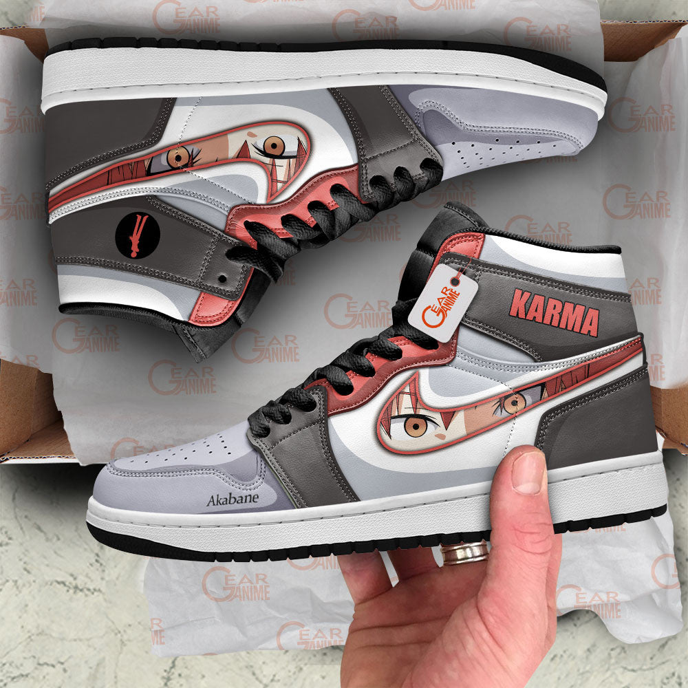 Karma Akabane Custom High-Top Sneakers