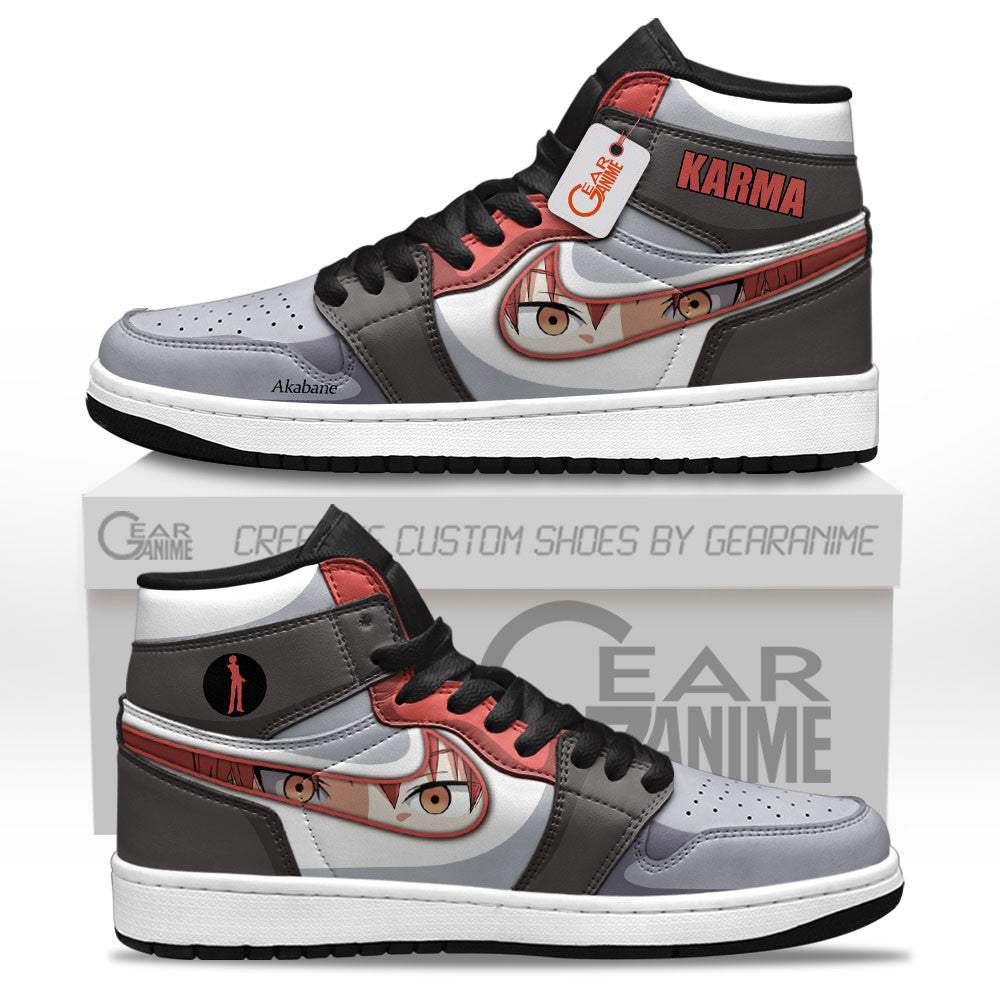 Karma Akabane Custom High-Top Sneakers