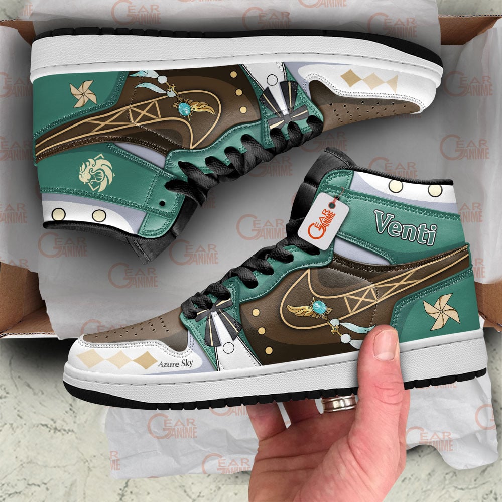 Venti High-Top Sneakers Custom Genshin Impact