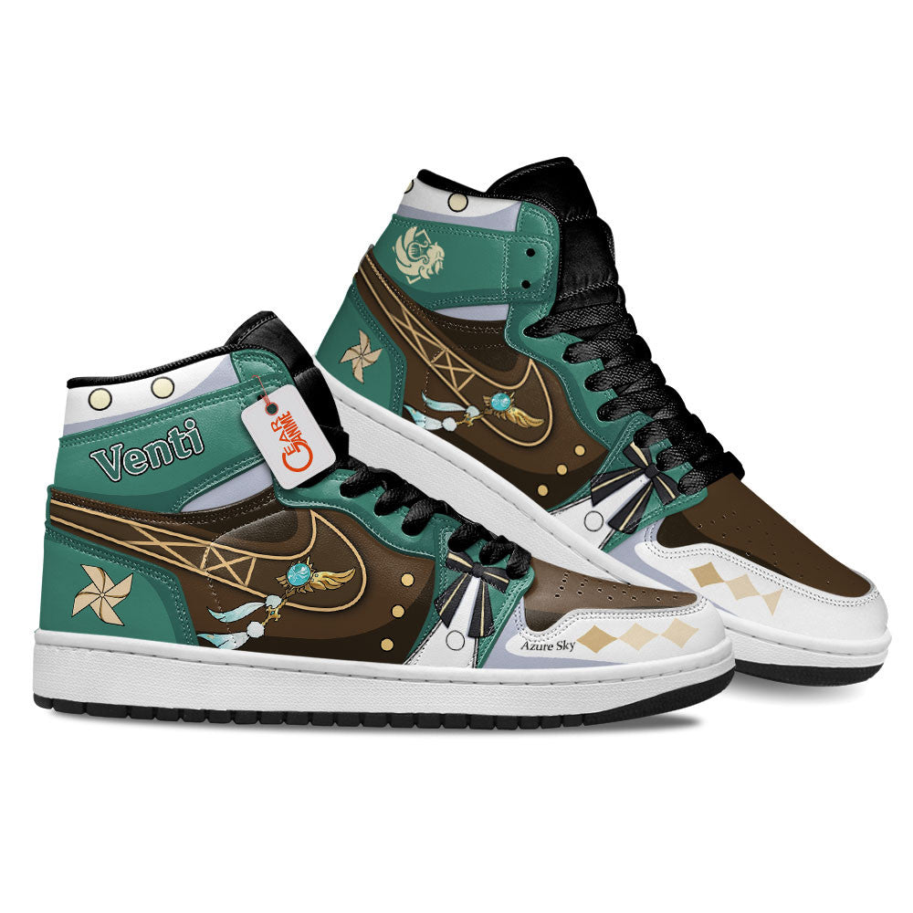 Venti High-Top Sneakers Custom Genshin Impact