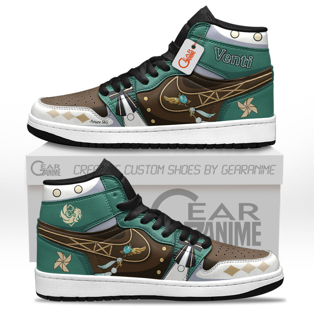 Venti High-Top Sneakers Custom Genshin Impact