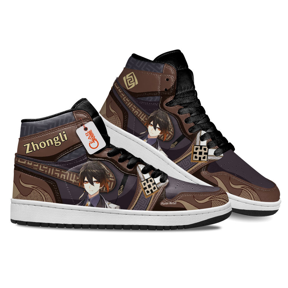 Zhongli Custom Genshin Impact High-Top Sneakers Custom