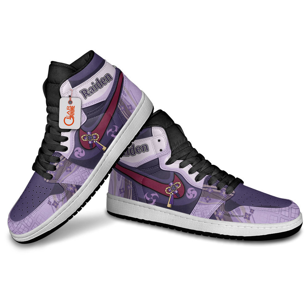 Raiden Shogun High-Top Sneakers Custom Genshin Impact
