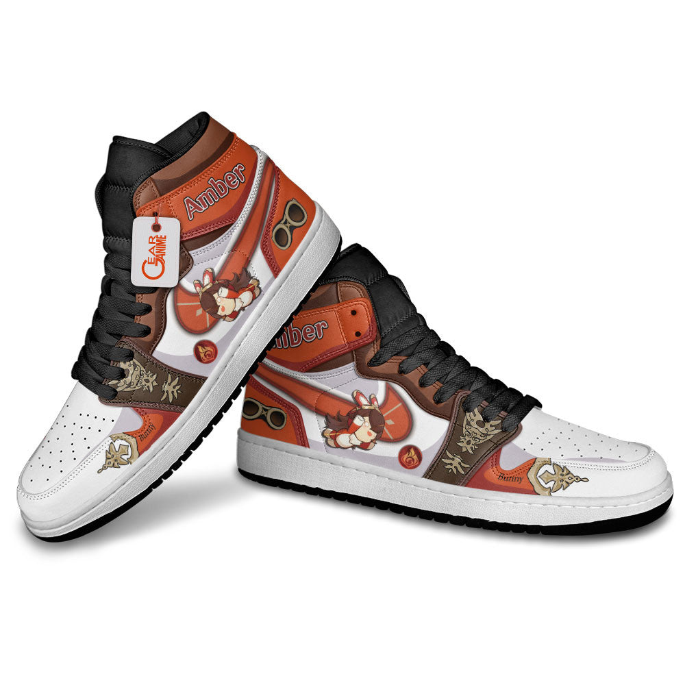 Amber Custom Genshin Impact High-Top Sneakers Custom