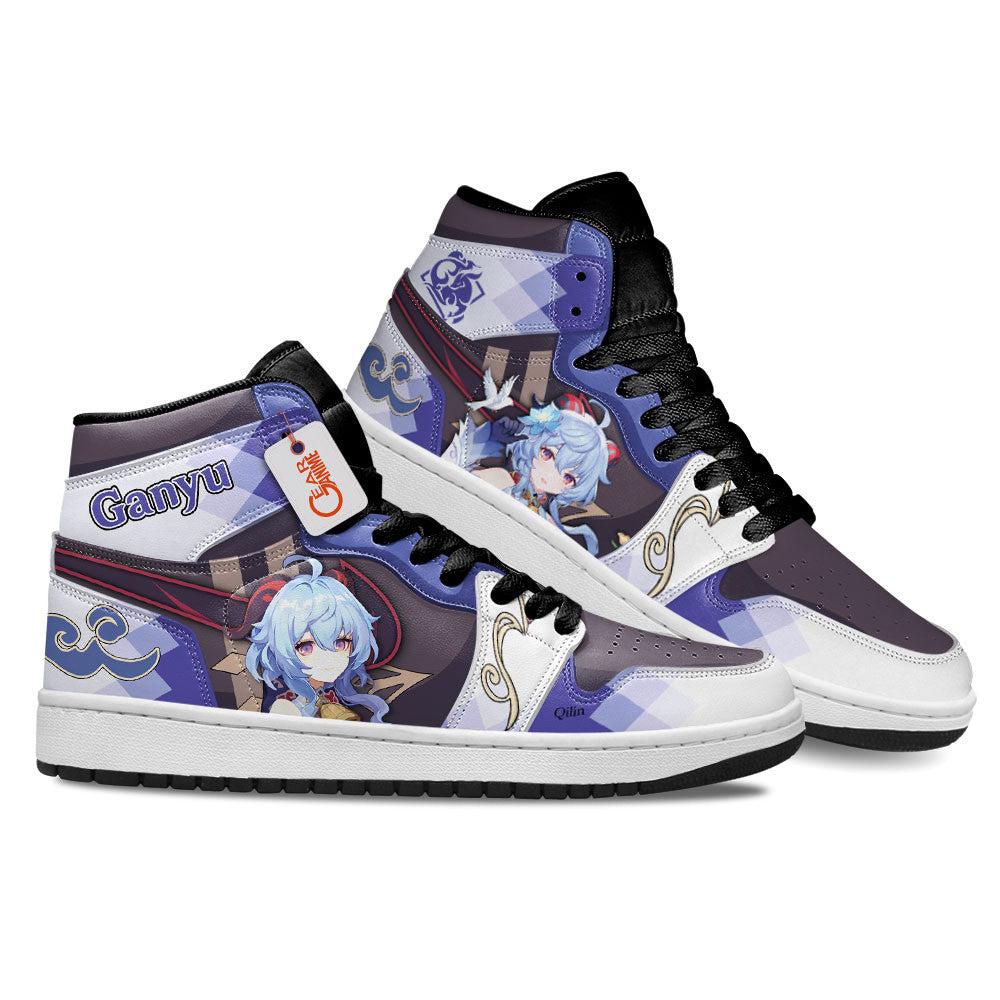 Ganyu Custom High-Top Sneakers - Personalized Name
