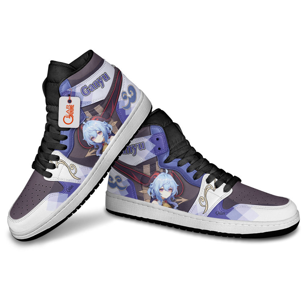 Ganyu Custom High-Top Sneakers - Personalized Name