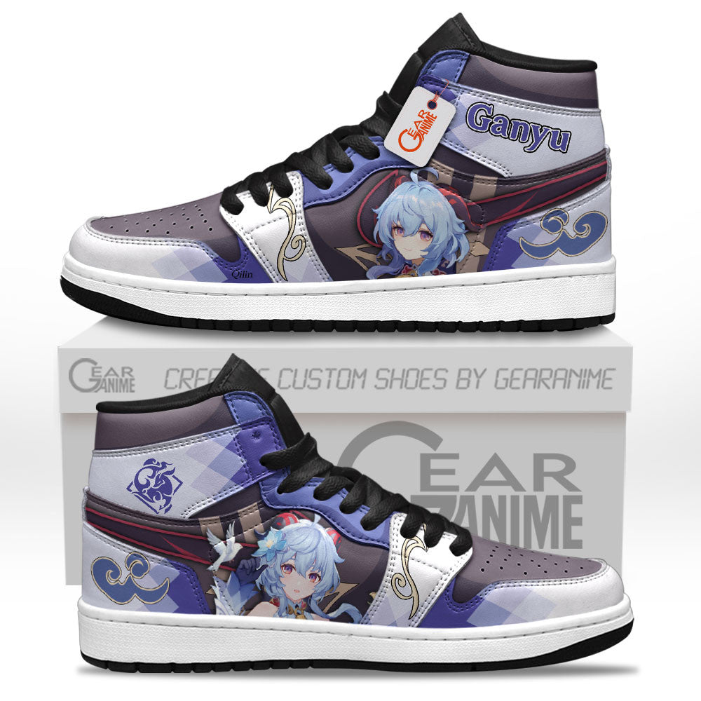 Ganyu Custom High-Top Sneakers - Personalized Name